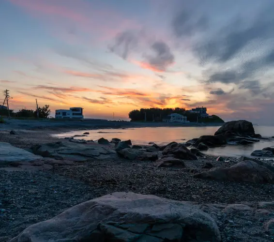 Black Rock Beach Sunset, Cohasset